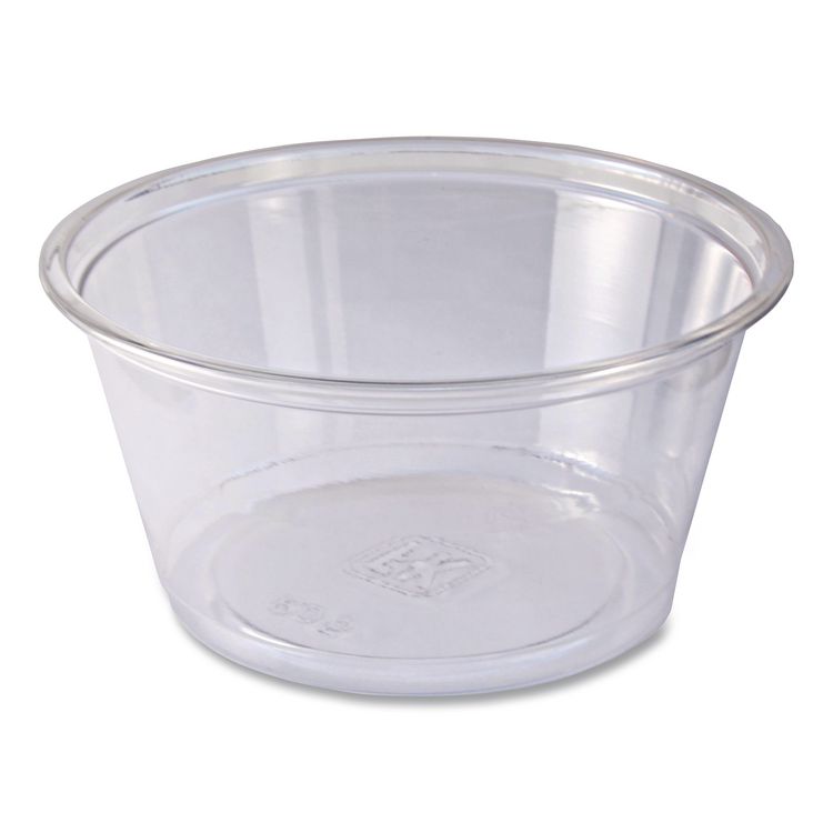 Pactiv Evergreen Recycleware Deli Containers, 5 oz, 3.6 x 2.6 x 1.8, Clear, Plastic, 1,000/Carton (FAB9501008)