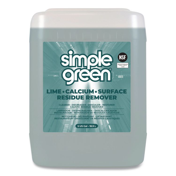 Simple Green Lime Calcium Surface Residue Remover, 5 gal Pail (SMP1700005)