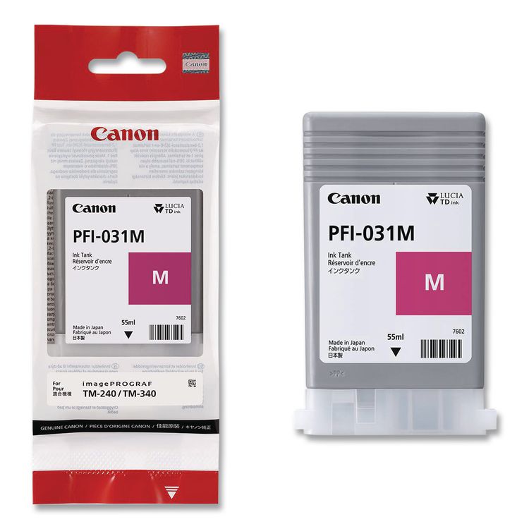 Canon 6265C001 (PFI-031) Lucia TD, 55 mL, Magenta (CNM6265C001)