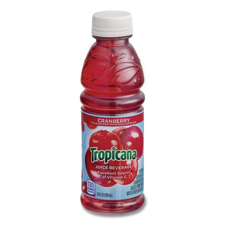 Tropicana Juice Beverage, Cranberry, 15.2oz Bottle, 12/Carton (QKR00864)