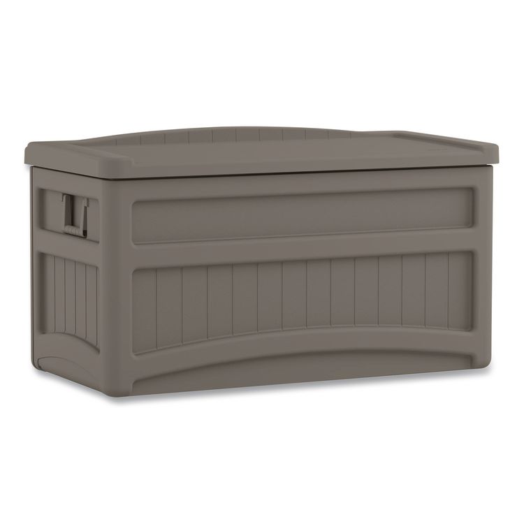 SUNCAST CORPORATION Medium Deck Box, 73 gal, 46" x 23.75" x 25.5", Stoney (SUADB7500ST)