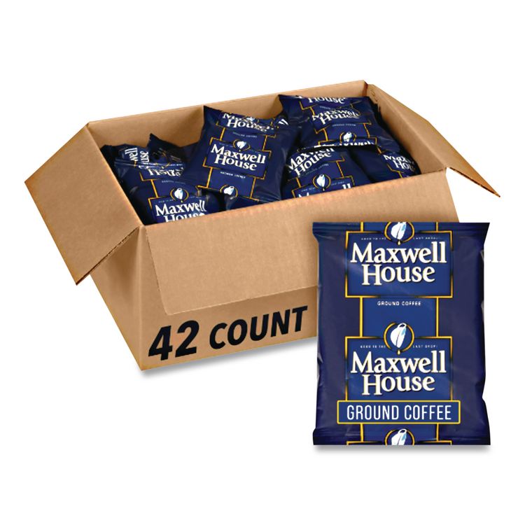 Maxwell House Coffee, Regular Ground, 1.1 oz Pack, 42/Carton (MWH866350)
