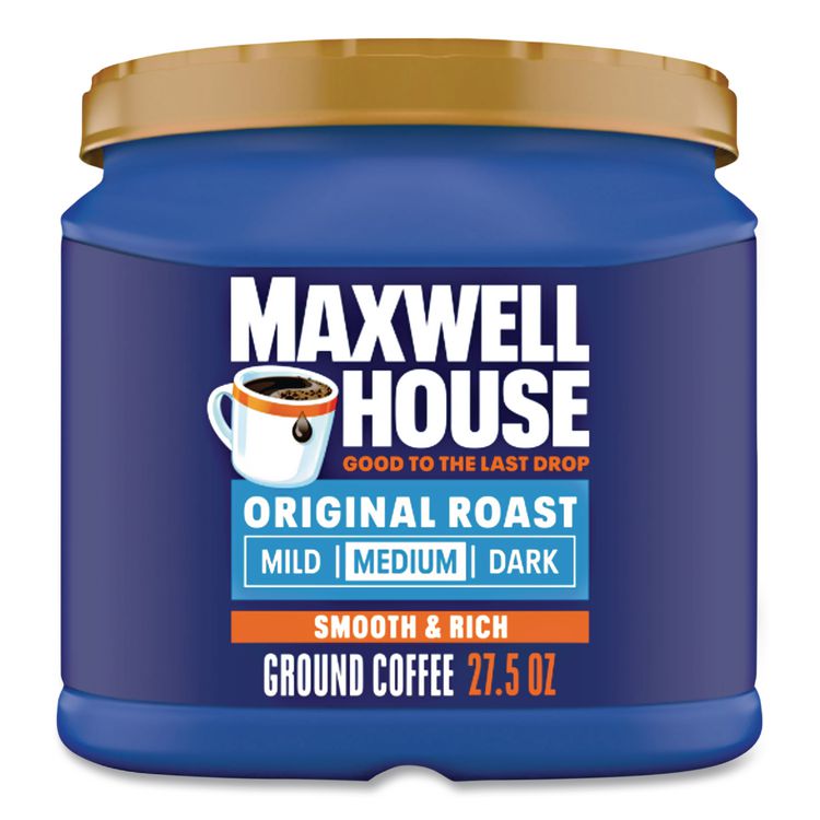 Maxwell House Coffee, Original Roast, 27.5 oz Canister (MWH09422)