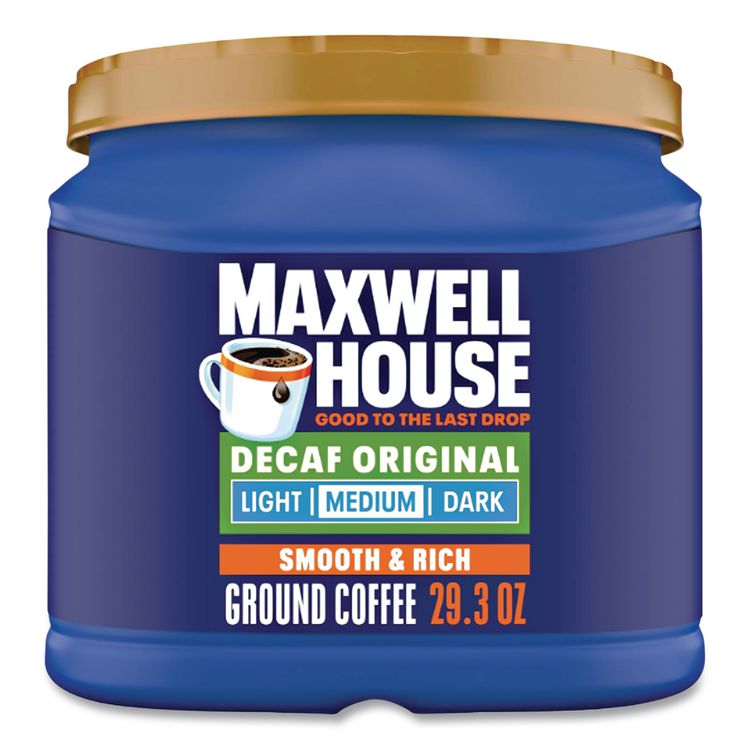 Maxwell House Coffee, Decaffeinated Ground Coffee, 29.3 oz Can (MWH04658)