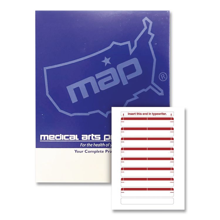 Medical Arts Press Type-On Write-On Sheet Style Labels, 8 Labels/Sheet, 31 Sheets/Pack (MAQ32700MAP)