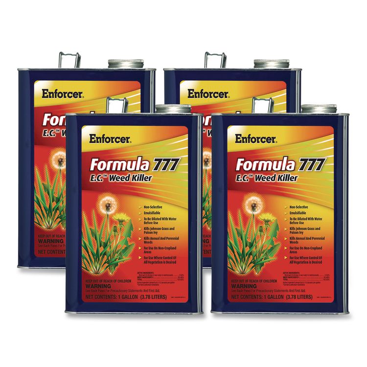 Enforcer Formula 777 E.C. Weed Killer, Non-Cropland, 1 gal Can, 4/Carton (AMR136423)