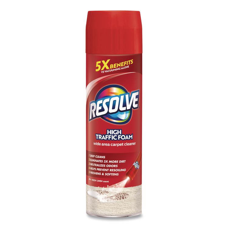 RESOLVE Foam Carpet Cleaner, Foam, 22 oz Aerosol Spray (RAC00706)