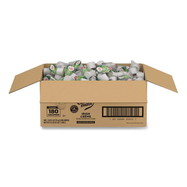 Coffee mate Bulk Liquid Coffee Creamer, Irish Cream, 0.38 oz Mini Cups, 180/Carton (NES35012CT)