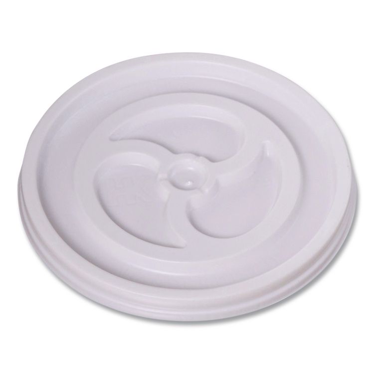 WINCUP CORPORATION Plastic Lids for Foam Cups and Bowls, Vented, Fits 6 oz Hot Cups, White, 1,000/Carton (WCP222076)