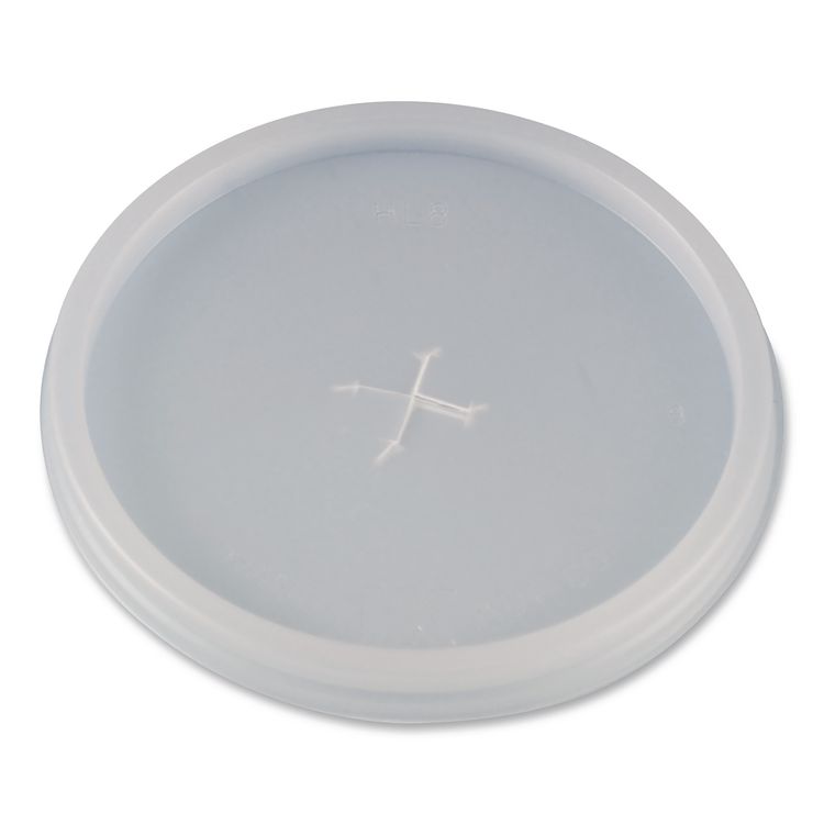 WINCUP CORPORATION Plastic Lids for Foam Cups and Bowls, Slotted, Fits 8 oz to 10 oz Hot Cup, Translucent, 1,000/Carton (WCP222077)