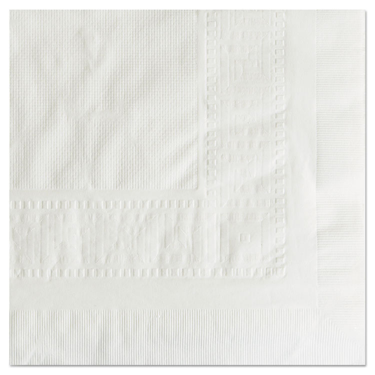 Hoffmaster Cellutex Table Covers, Tissue/Polylined, 54" x 108", White, 25/Carton (HFM210130)