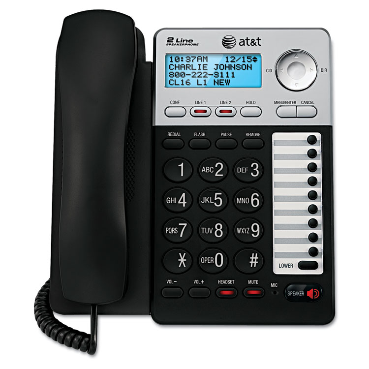 AT&T ML17929 Two-Line Corded Speakerphone (ATTML17929)