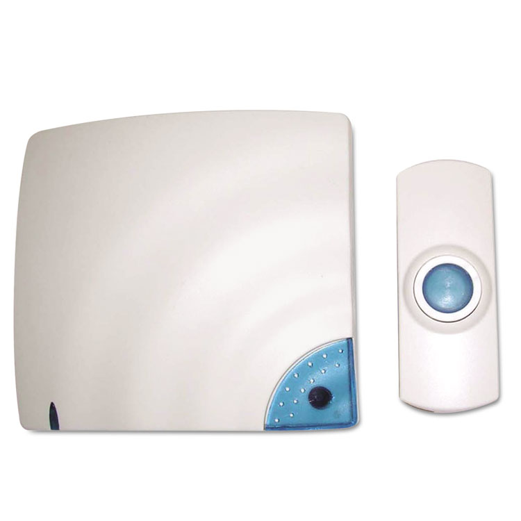 Tatco Wireless Doorbell, Battery Operated, 1.38 x 0.75 x 3.5, Bone (TCO57910)