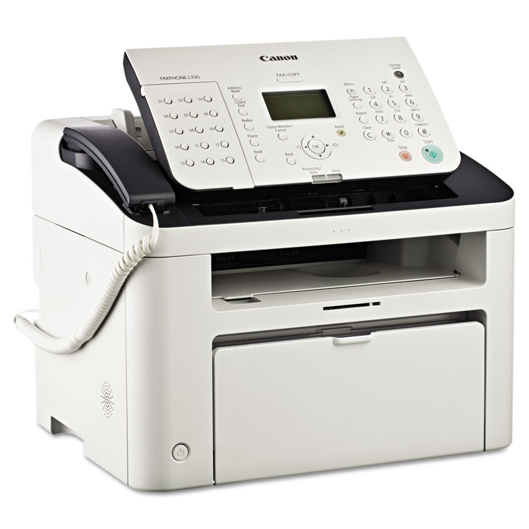 Canon FAXPHONE L100 Laser Fax Machine, Copy/Fax/Print (CNM5258B001)