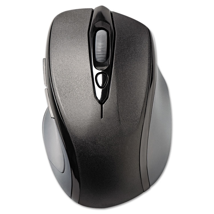 Kensington Pro Fit Mid-Size Wireless Mouse, 2.4 GHz Frequency/30 ft Wireless Range, Right Hand Use, Black (KMW72405)