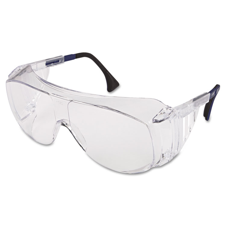Honeywell Uvex Ultraspec 2001 OTG Safety Eyewear, Clear/Black Frame, Clear Lens (UVXS0112)