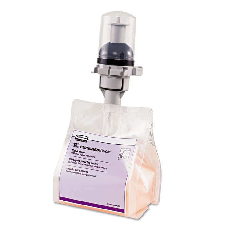 Rubbermaid Commercial Lotion-Soap Refill, Pomegranate/Fig Scent, 1,300 mL, 3/Carton (RCP3486572)