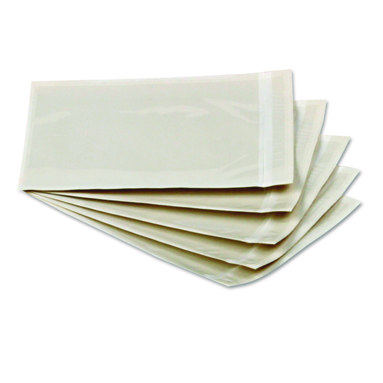 Quality Park Self-Adhesive Packing List Envelope, Clear Front: Full-Size Window, 4.5 x 6, Clear, 1,000/Carton (QUA46996)
