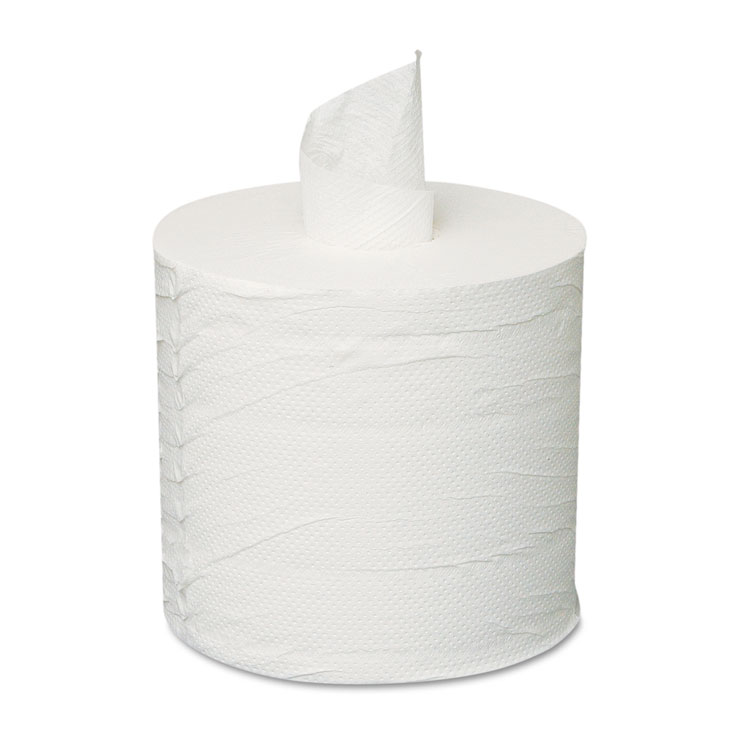 GEN Centerpull Towel, 2-Ply, 7.3" x 500 ft, White, 600 Roll, 6 Rolls/Carton (GEN203)