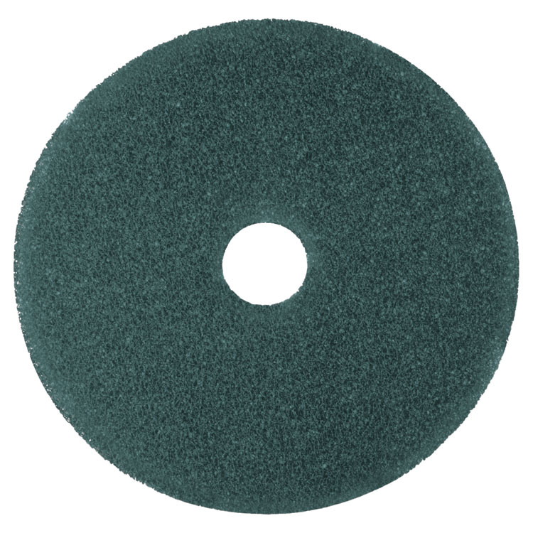 3M Low-Speed High Productivity Floor Pads 5300, 20" Diameter, Blue, 5/Carton (MMM08413)