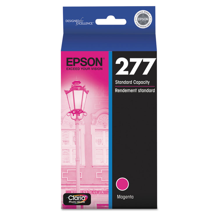 Epson T277320-S (277) Claria Ink, 360 Page-Yield, Magenta (EPST277320S)