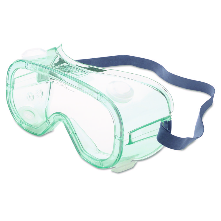Honeywell A610S Safety Goggles, Indirect Vent, Green-Tint Fog-Ban Lens (UVXA610S)