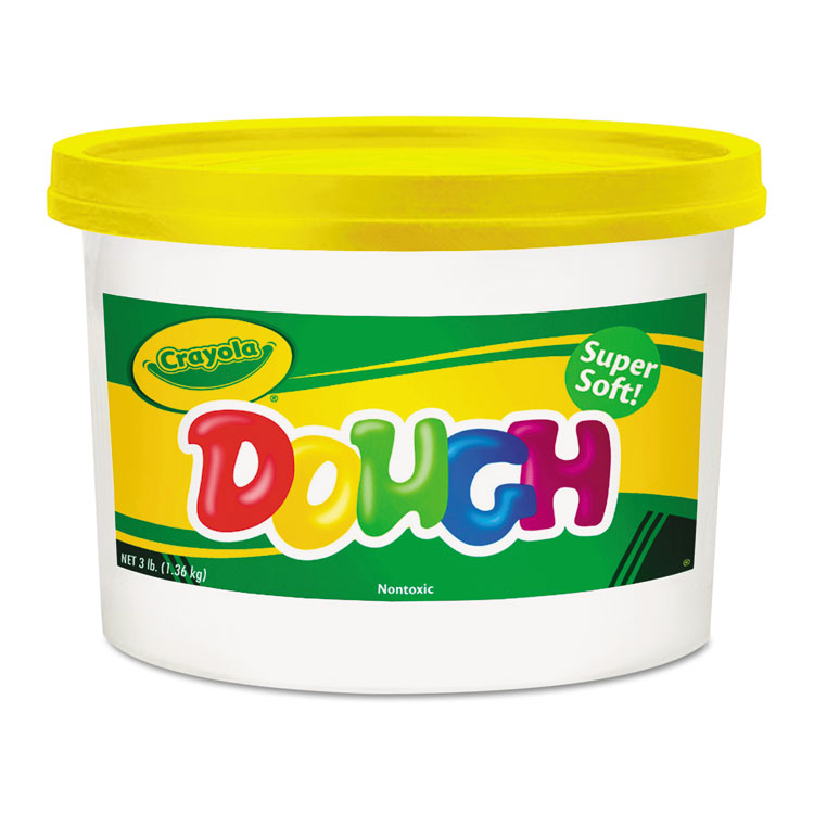 Crayola Modeling Dough Bucket, 3 lbs, Yellow (CYO570015034)
