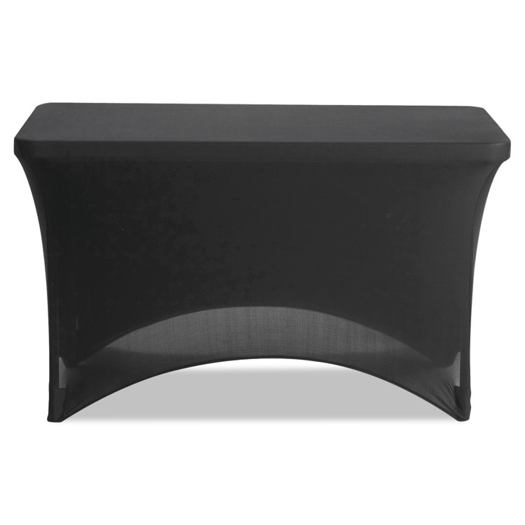 Iceberg iGear Fabric Table Cover, Polyester/Spandex, 24" x 48", Black (ICE16511)