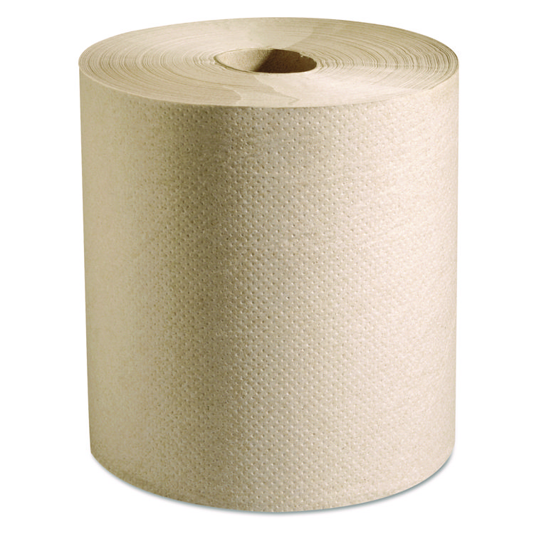 Marcal PRO 100% Recycled Hardwound Roll Paper Towels, 1-Ply, 7.88" x 800 ft, Natural, 6 Rolls/Carton (MRCP728N)
