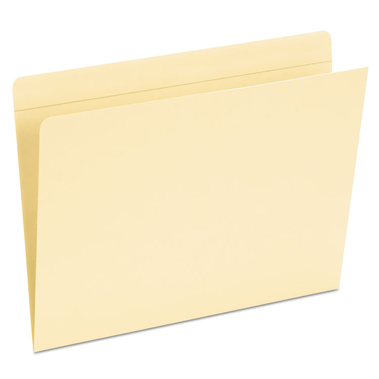 Pendaflex Top Tab Pocket Folders, Straight Tabs, Letter Size, Manila, 50/Box (PFX16651)