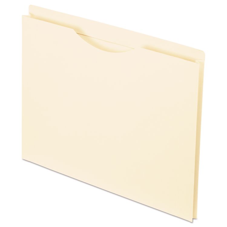 Pendaflex Manila Reinforced File Jackets, 2-Ply Straight Tab, Letter Size, Manila, 50/Box (PFX22100)