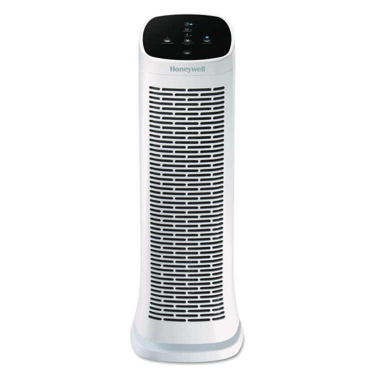 Honeywell Air Genius 3 Oscillating Tower Air Purifier with Permanent Washable Filter, 225 sq ft Room Capacity, White (HWLHFD300V1)