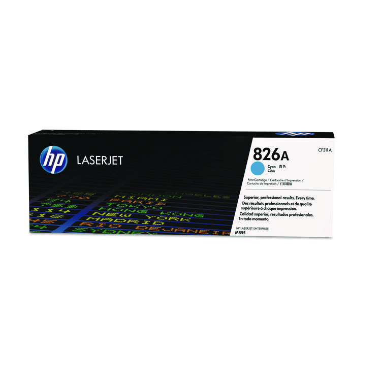 HP HP 826A, (CF311A) Cyan Original LaserJet Toner Cartridge (HEWCF311A)