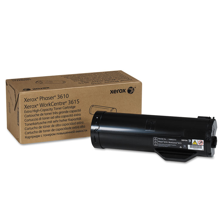 Xerox 106R02731 Extra High-Yield Toner, 25,300 Page-Yield, Black (XER106R02731)