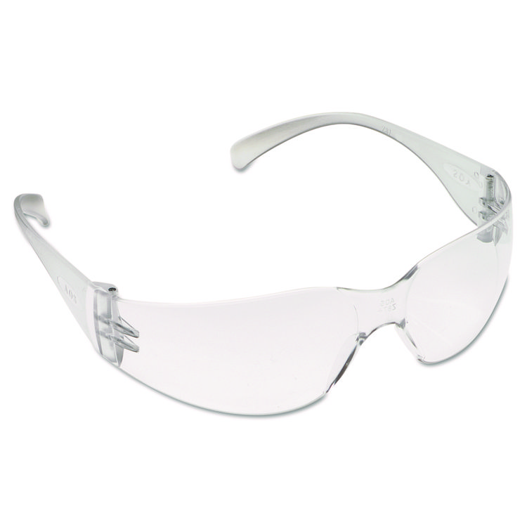 3M Virtua Protective Eyewear, Clear Frame/Clear Lens, Hard-Coat (MMM1132600002EA)