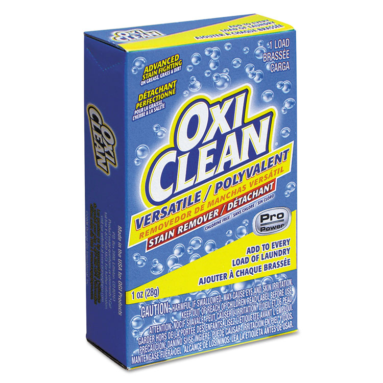 OxiClean Versatile Stain Remover Vend-Box, 1-Load, 1 oz Vending Box, 156/Carton (CDC5703751655)