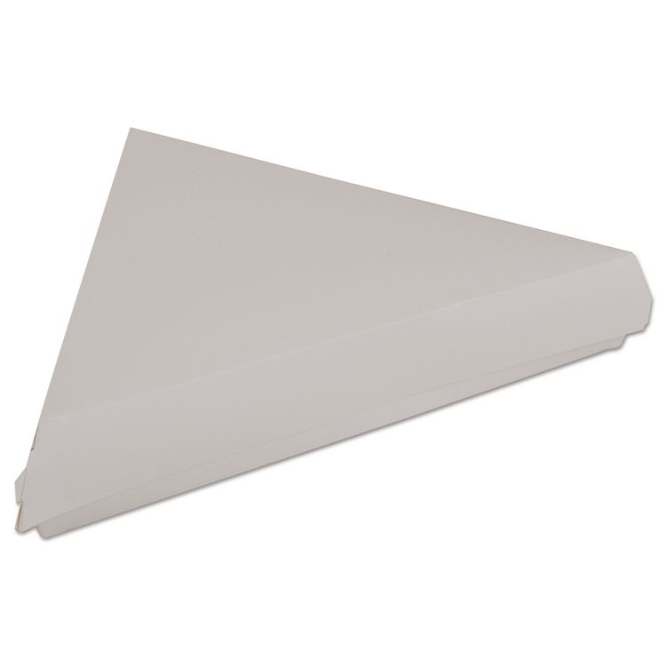 SCT White Pizza Clamshells, 9.25 x 9 x 1.69, White, Paper, 400/Carton (SCH0719)