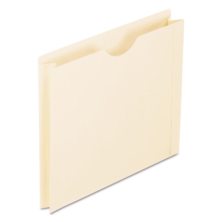Pendaflex Manila Reinforced File Jackets, 2-Ply Straight Tab, Letter Size, Manila, 50/Box (PFX22200)
