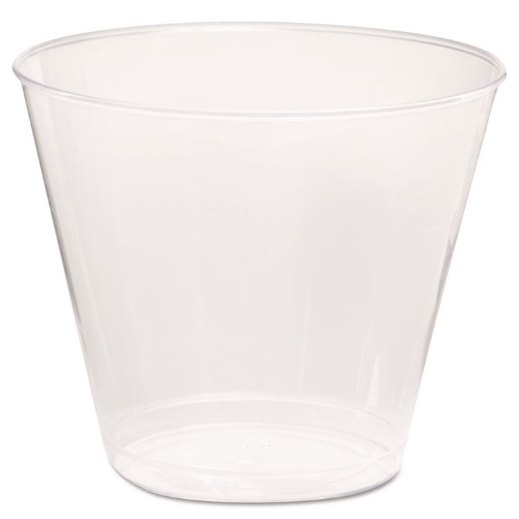 WNA Comet Plastic Tumbler, Squat, 5 oz, Clear, 50/Pack, 20 Packs/Carton (WNAT5S)