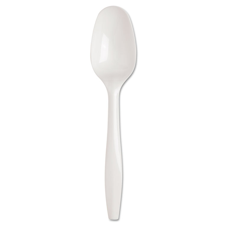 Dixie SmartStock Plastic Cutlery Refill, Series-B, Mediumweight Spoon, White, 40/Pack, 24 Packs/Carton (DXESSS21P)