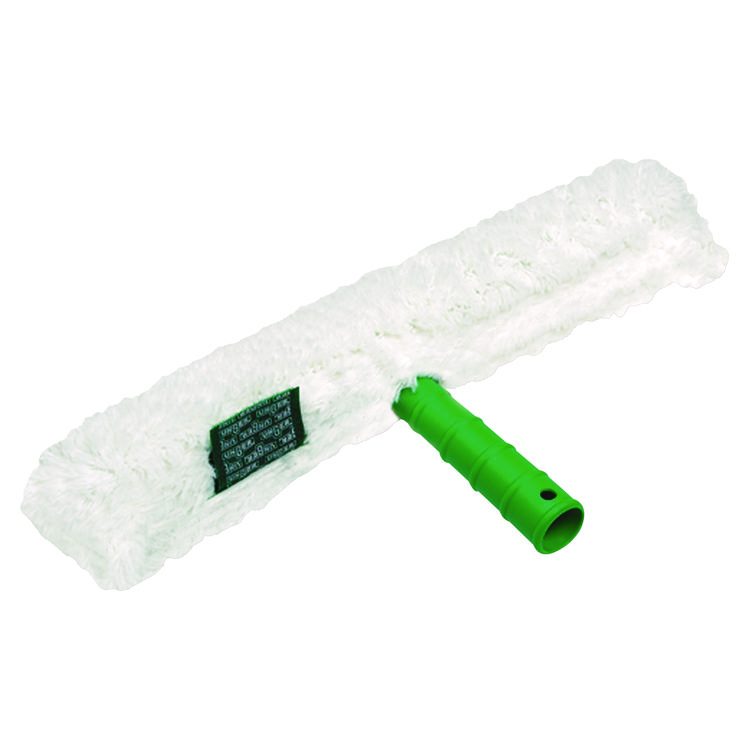 Unger Original Strip Washer with Green Nylon Handle, White Cloth Sleeve, 18" Wide Blade (UNGWC450)