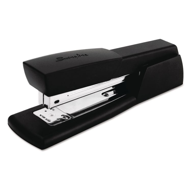 Swingline Light-Duty Full Strip Desk Stapler, 20-Sheet Capacity, Black (SWI40701)