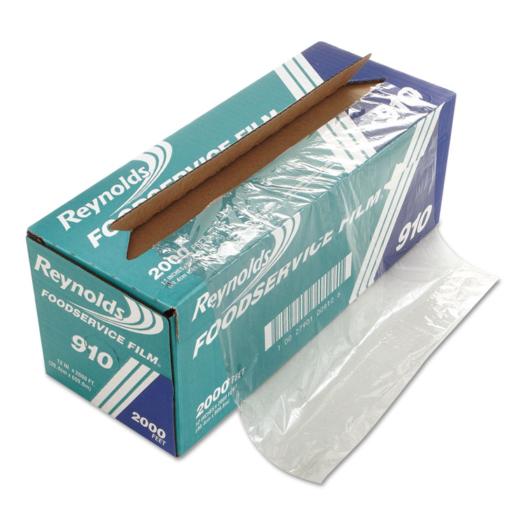 Reynolds Wrap PVC Film Roll with Cutter Box, 12" x 2,000 ft (RFP910)