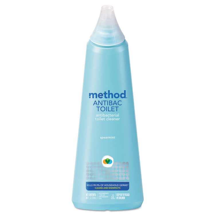 Method Antibacterial Toilet Cleaner, Spearmint, 24 oz Bottle (MTH01221)