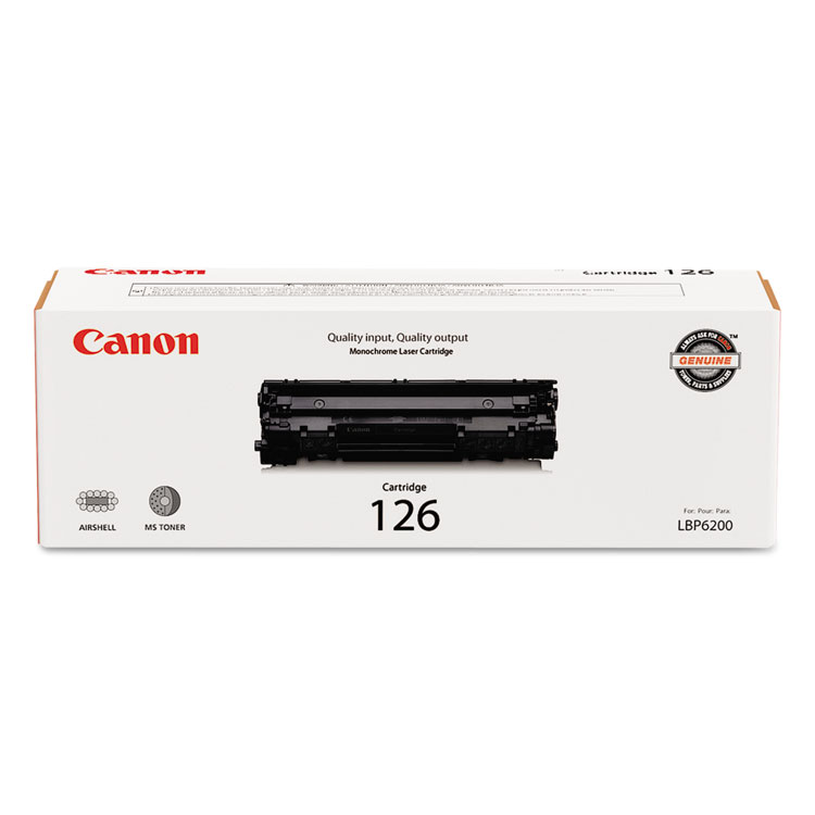 Canon 3483B001 (126) Toner, 2,100 Page-Yield, Black (CNM3483B001)