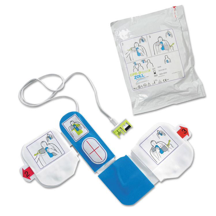 ZOLL CPR-D-Padz Adult Electrodes, 5-Year Shelf Life (ZOL8900080001)