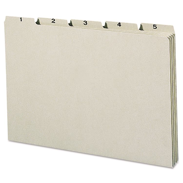 Smead 100% Recycled Daily Top Tab File Guide Set, 1/5-Cut Top Tab, 1 to 31, 8.5 x 14, Green, 31/Set (SMD52369)