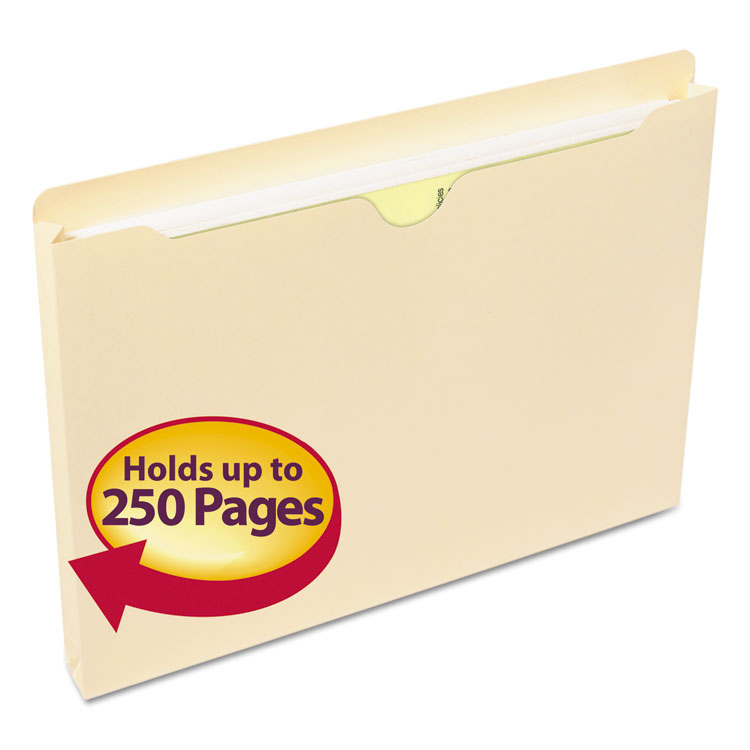 Smead Manila File Jackets, 1-Ply Straight Tab, Letter Size, Manila, 50/Box (SMD75439)