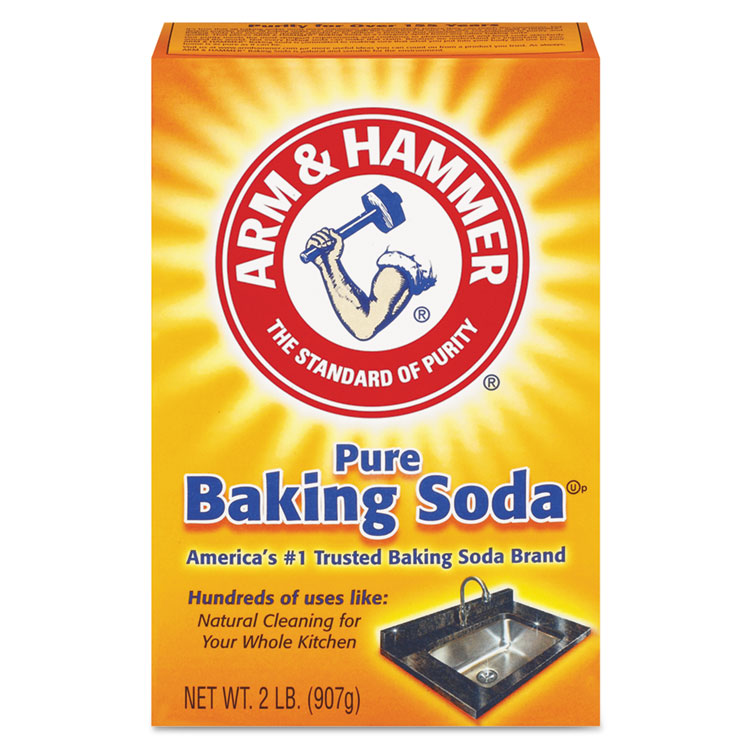 Arm & Hammer Baking Soda, 2 lb Box, 12/Carton (CDC3320001140)