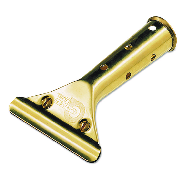 Unger Golden Clip Brass 4.5" Squeegee Handle (UNGGS00)